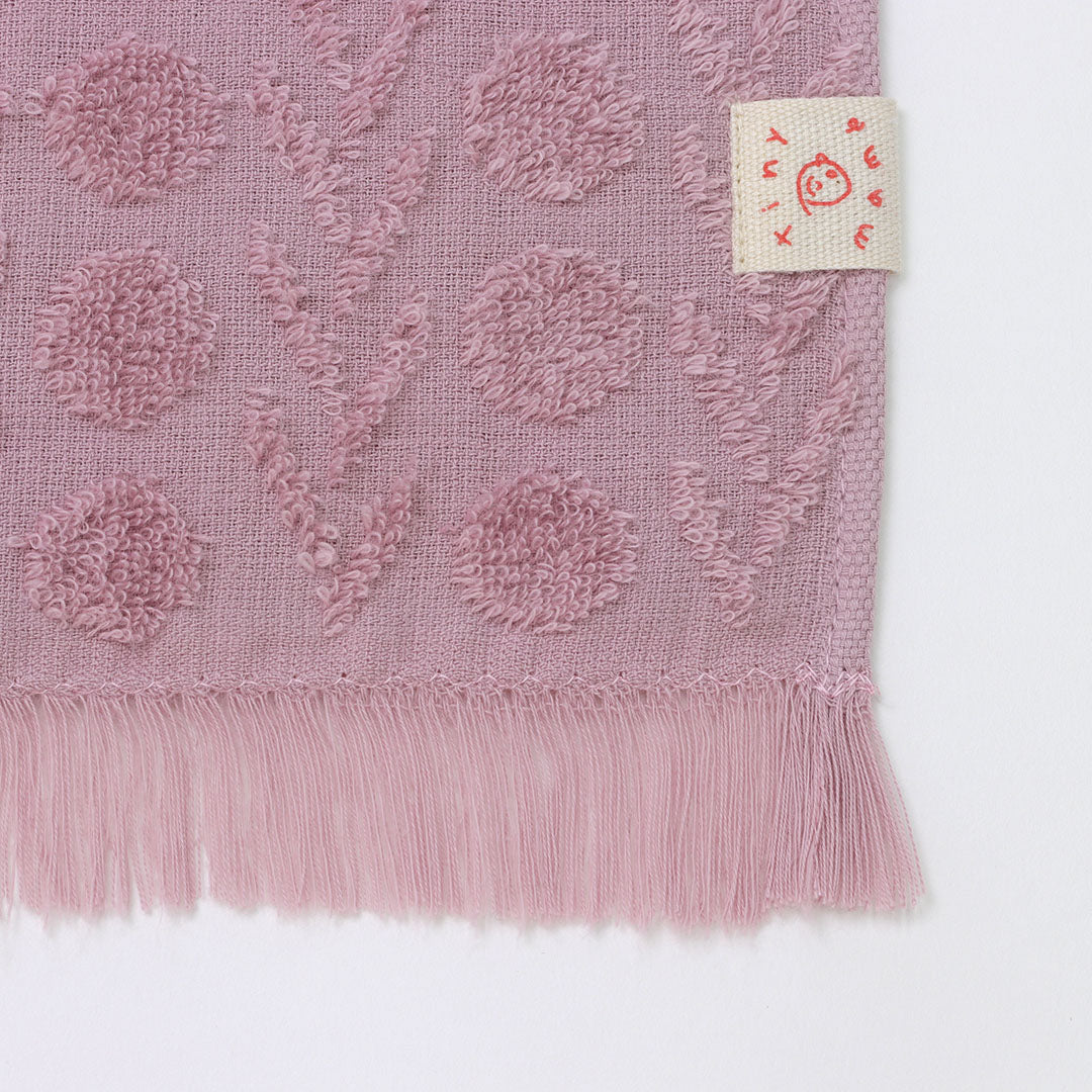 tinymame 【GIFTセット】ウォッシュタオル 4枚セット play/feel (pink/beige/natural)