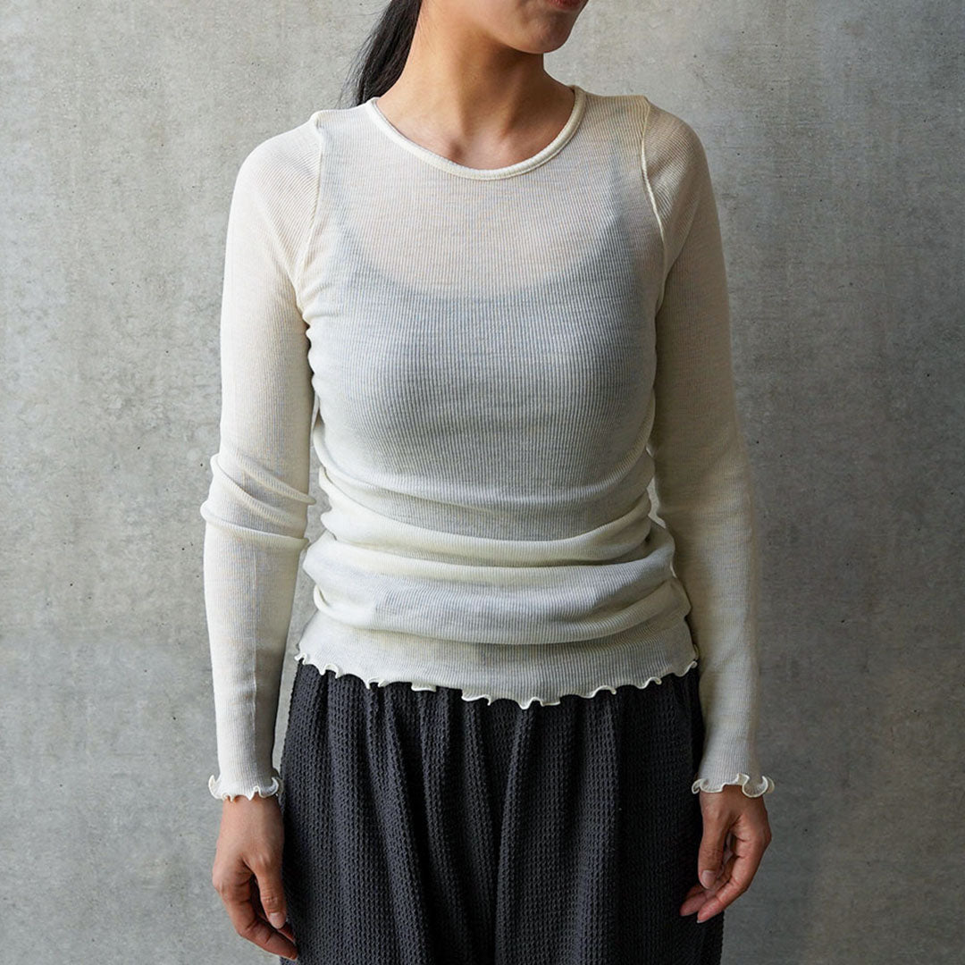 me. merino washable wool ロングスリーブ